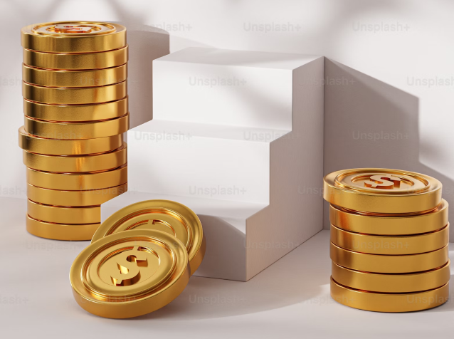  an image of gold coins